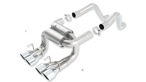 Borla 06-12 Chevrolet Corvette Z06/ZR1 6.2L/7.0L 8cyl Aggressive ATAK Exhaust (rear section only) - 11822