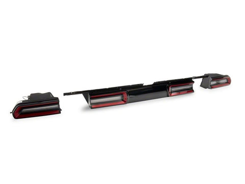Raxiom 08-14 Dodge Challenger LED Tail Lights- Black Housing Red Lens - CH15224