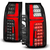 ANZO 15-20 Chevrolet Tahoe Sequential LED Tube Taillights Black - 311467