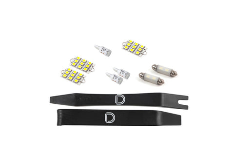 Diode Dynamics 09-14 Dodge Challenger Interior LED Kit Cool White Stage 1 - DD0623