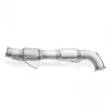 Stainless Works 2016-18 Ford Focus RS 3in High-Flow Cats Downpipe Factory Connection - FCRS16DPCAT