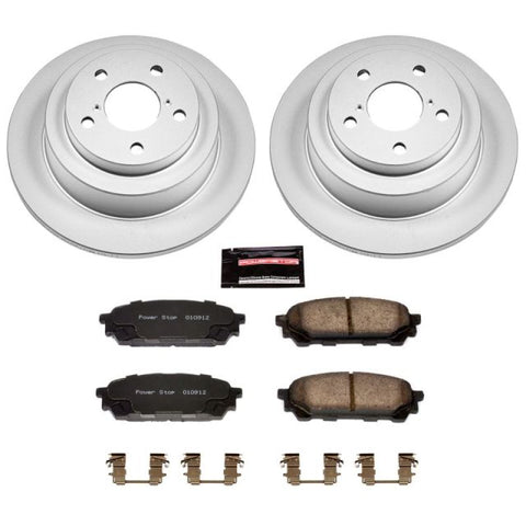 Power Stop 05-06 Saab 9-2X Rear Z17 Evolution Geomet Coated Brake Kit - CRK447