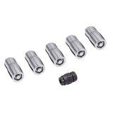 Rugged Ridge Wheel Lock Nut Set 5 Nuts w/Key Chrome M14-1.5 - 16715.31