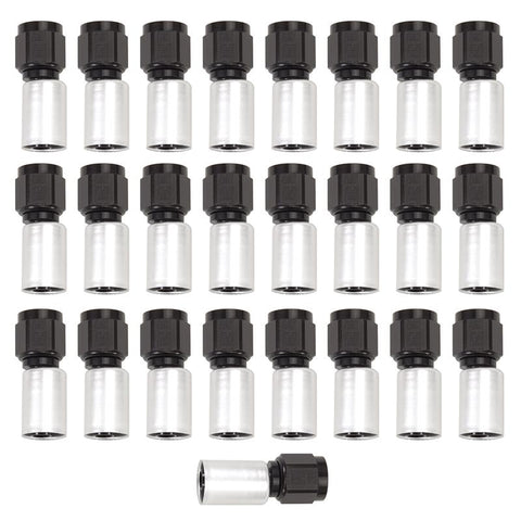 Russell Performance -6 AN Proclassic Crimp Straight End (O.D. 0.600) (Qty. 25) - 610468