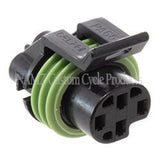 NAMZ 1999+ V-Twin Road Glide/Ultra Models Delphi OEM Oil Pressure Switch Connector (HD 72400-99) - ND-12065298