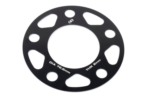 Dinan Wheel Spacers - 5x120 - 72.6mm CB - 2mm Thick (Set of 2) - D210-2032