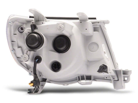 Raxiom 05-11 Toyota Tacoma Axial Series LED DRL Projector Headlights- Blk Housing (Clear Lens) - TT11236