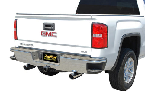 Gibson 14-18 GMC Sierra 1500 Base 5.3L 3in/2.25in Cat-Back Dual Split Exhaust - Stainless - 65657