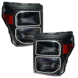 Oracle 11-16 Ford F250/350 LED HL - Black - ColorSHIFT w/ BC1 Controller - 8159-335