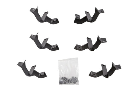 Dee Zee 15-23 Ford F-150/Super Duty Running Board Hex Side Step Bracket Kit - DZ66327