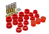 Energy Suspension 93-98 Toyota Supra Front Control Arm Bushing Set - Red - 8.3135R