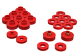 Energy Suspension Cj5-7 Body Mounts - Red - 2.4103R