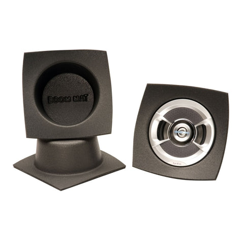 DEI Speaker Baffles 5.25in Round 6.5in Wide 6.5 Height 2.5in Deep Pair - 50321