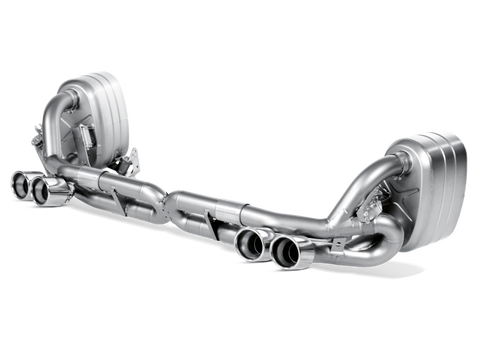 Akrapovic 08-12 Porsche 911 Carrera S/4/4S/GTS Slip-On Race Line (Titanium) w/ Titanium Tips - S-PO997CA-RT