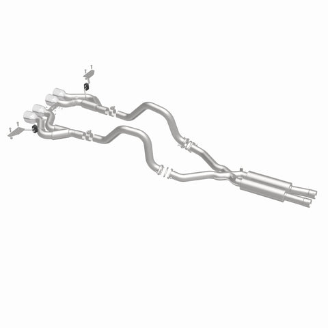 Magnaflow 00-04 Chev Corvette V8 5.7L Comp Series Quad Ctr Rr Exit SS Cat-Back Perf Exhaust - 15281