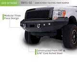 DV8 Offroad 09-14 Ford F-150 Winch Ready Front Bumper - FBFF1-02