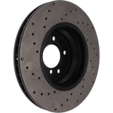 StopTech 07-13 BMW 3 Series Cryo Drilled Sport Left Front Rotor - 128.34093CL