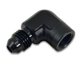 Vibrant -4AN to 1/8in NPT 90 Degree Adapter Fitting - 11306