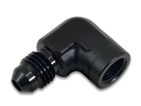 Vibrant -4AN to 1/8in NPT 90 Degree Adapter Fitting - 11306