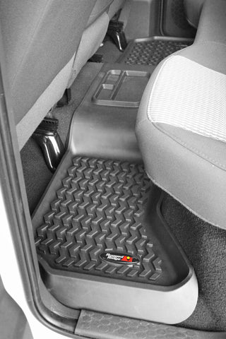 Rugged Ridge Floor Liner Rear Black 2002-2018 Dodge Ram 1500 Quad Cab - 82953.10