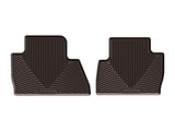 WeatherTech 2017+ Mercedes-Benz E-Class Rear Rubber Mats - Cocoa - W432CO