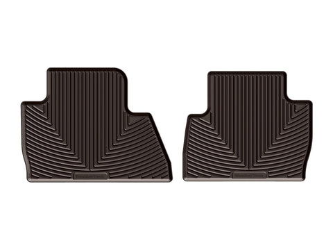 WeatherTech 2017+ Mercedes-Benz E-Class Rear Rubber Mats - Cocoa - W432CO