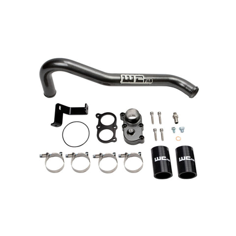 Wehrli 06-10 Duramax LBZ/LMM Thermostat Housing Kit - Kiwi Green - WCF100420-KIWI