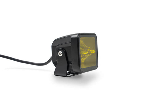DV8 Offroad 3in Elite Series LED Amber Pod Light - BE3EW40W-A