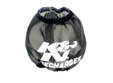 K&N Universal PreCharger Round Tapered Air Filter Wrap Black 3in Base ID x 2in Top ID x 3in H - 22-8028PK