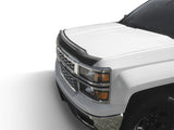 AVS 14-15 Chevy Silverado 1500 Aeroskin Low Profile Hood Shield w/ Lights - Black - 753062