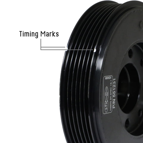 Fluidampr 08.5+ VW Golf TSi/08-13.5 Passat TSi/08.5+ Audi TT TSi Steel Internally Balanced Damper - 551231