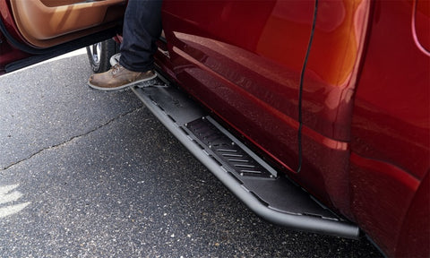 N-FAB 12007-2018 Chevrolet Silverado 1500 Crew Cab Pickup Roan Running Boards - Textured Black - NBC07CC-TX