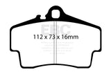 EBC Racing 97-02 Porsche 911 (996) RP-1 Race Rear Brake Pads - DP81208RP1