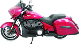 Mustang 10-17 Victory Cross Rds, Cross Country, Hard-Ball, Magnum Touring 1PC Seat - Black - 76824