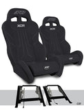 PRP Seats Can-Am Maverick X3/R XCR Suspension Seats Mount & Slider Kit (Pair) - Black - A8001-PORXP-C91-201