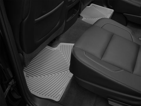 WeatherTech 2015+ Cadillac Escalade 2nd Row Rear Rubber Mats - Grey - W324GR