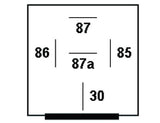 Hella Relay 12V 20/40A Spdt Res Wthr Bkt - 007794301