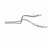 Magnaflow 2014 Ford Mustang V6 3.7L Comp Series Dual Split Rear Polished Stainless C/B Perf Exhaust - 15245