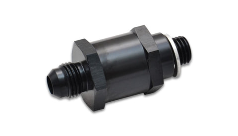 Vibrant Fuel Pump Check Valve -6AN Male Flare to 12mm x 1.5 Metric - 11198