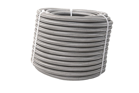 Aeromotive PTFE SS Braided Fuel Hose - AN-08 x 8ft - 15305