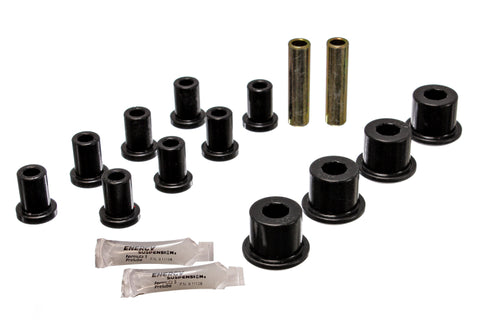 Energy Suspension Rear Spring And Shackle Bushng - Black - 5.2105G