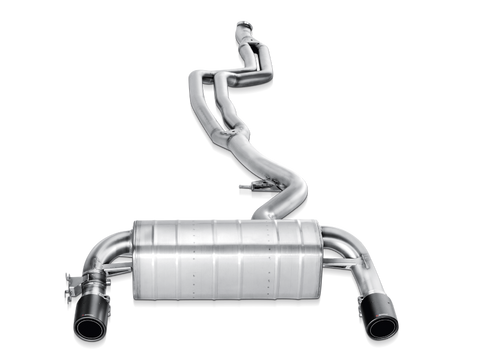 Akrapovic 12-15 BMW 335i (F30 F31) Evolution Line Cat Back (SS) w/ Carbon Tips (Req. Link Pipe) - MTP-BM/SS/1H