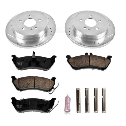 Power Stop 98-03 Mercedes-Benz ML320 Rear Z23 Evolution Sport Brake Kit - K866