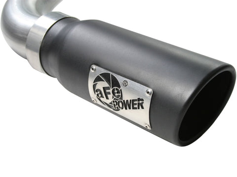 aFe MACHForce XP Exhaust SS-409 Cat-Back w/ 304SS Black Tip 04-07 GM Trucks 1500 V6/V8 - 49-44013-B