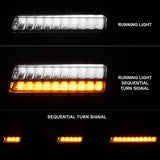 ANZO Wrangler 18-21/Gladiator 20+ LED Side Marker Lights Smoke w Sequential Signal - 511088