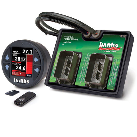 Banks Power 03-07 Ford F-250/F-350/F-450 6.0L Economind Diesel Tuner w/ Banks iDash-1.8 DataMonster - 61451