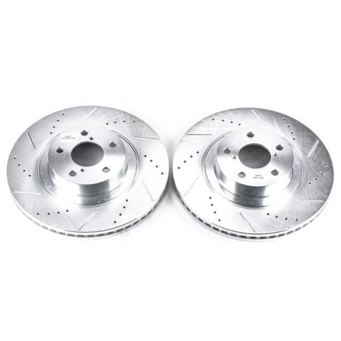 Power Stop 05-06 Saab 9-2X Front Evolution Drilled & Slotted Rotors - Pair - JBR957XPR