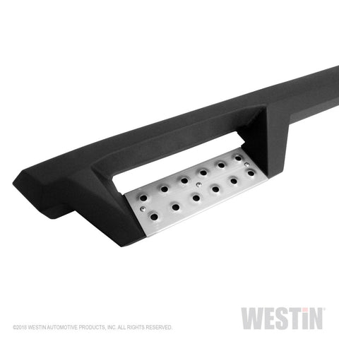 Westin/HDX 07-18 Chevrolet Silverado 2500 6.5ft Drop Wheel to Wheel Nerf Step Bars - Textured Black - 56-5345752