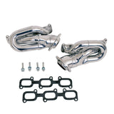 BBK 11-15 Mustang 3.7 V6 Shorty Tuned Length Exhaust Headers - 1-5/8 Silver Ceramic - 14420