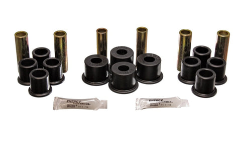 Energy Suspension 8/81-96 Ford F100/F150 2WD Black Rear Leaf Spring Bushing Set - 4.2122G